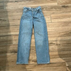 Levi Ribcage Straight Ankle Jeans